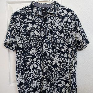Vans Hawaiian Print Short Sleeve Button Shirt